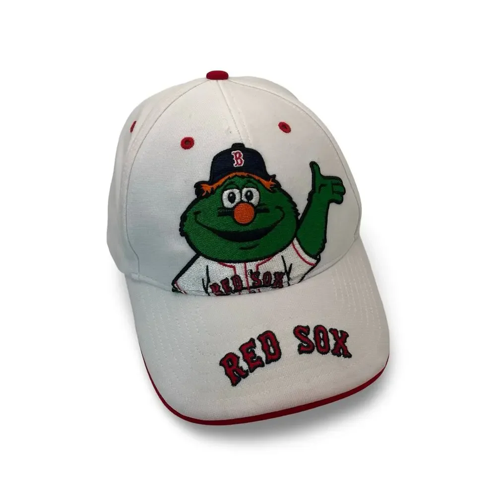 Boston Red Sox 47 Brand Hat Fenway Park Collection Wally Green Monster Cap White